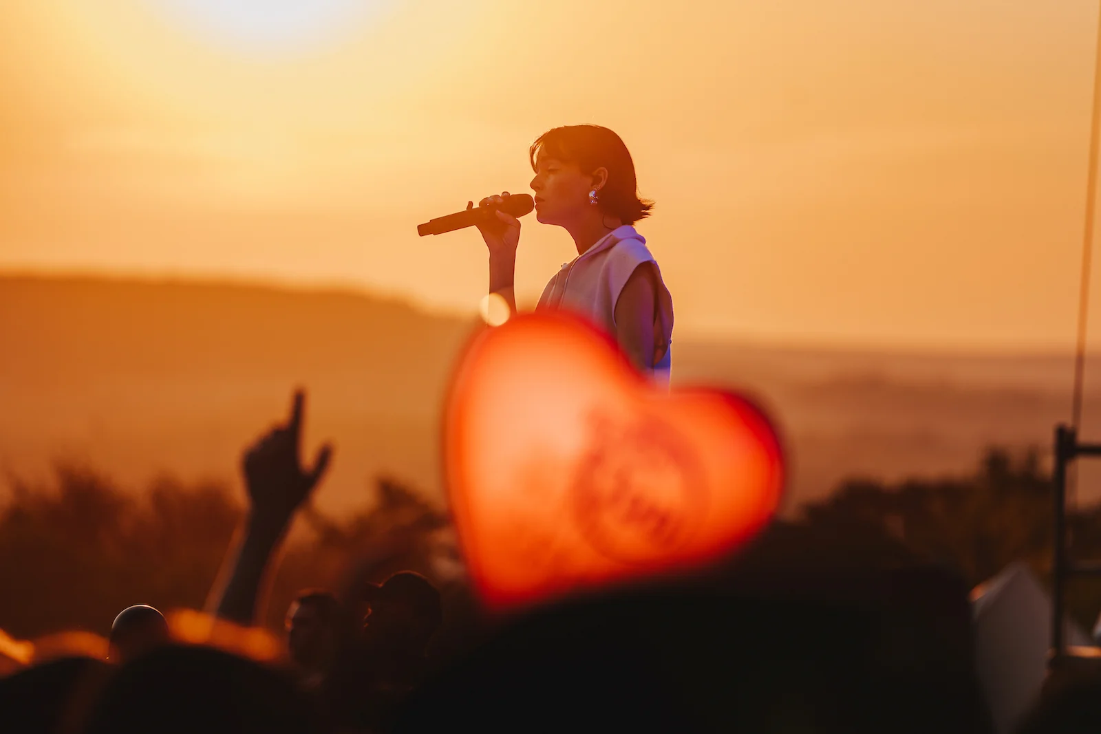 Eventfotografie bei Sonnenuntergang in Heilbronn, festgehalten vom Eventfotografen Niklas Hesser